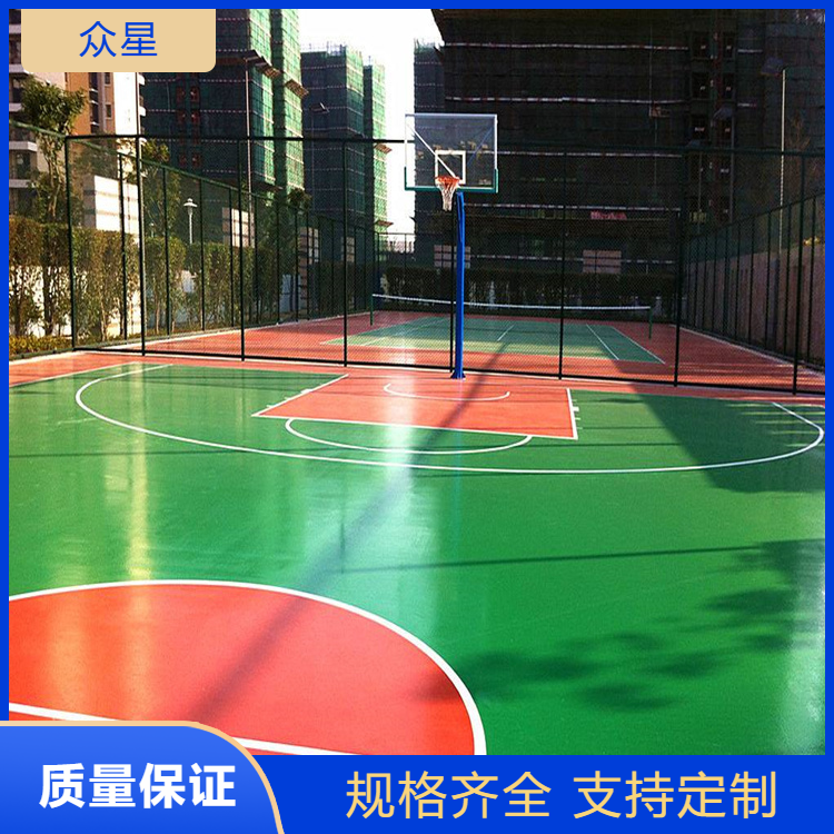 平顶山市塑胶篮球场学校塑胶跑道 - 厂家
